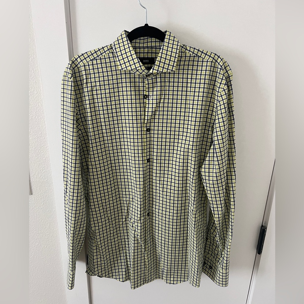 Hugo Boss long sleeve shirt.